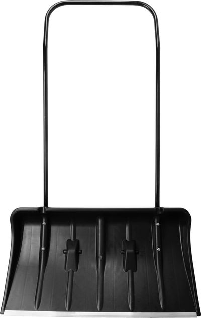 Snow shovel ANSNOW F9, 780x420 mm, with handle, with two wheels