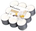 Gyertyák Bolsius Tealight True Scents, mécses, illatos, vanília, csomag 18 db
