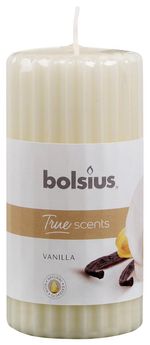 Candle Bolsius Pillar True Scents, 120/60 mm, pillar, scented, vanilla