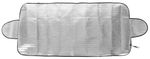 Sunshade, for car windshield, 85x180 cm, with overlaps, for vans, Alu