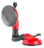 Glass holder Strend Pro CU682, suction, 2-cup, 127 mm, 115x370 mm, adjustable angle