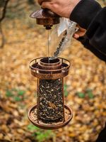 Feeder Strend Pro, for birds, 32x17cm, 950ml, plastic, metal grid