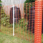 Marking Net BARRIER.NET, orange, plastic, 1 m, L-30 m, UV, HDPE, for marking construction sites and