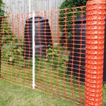 Jelölőháló BARRIER.NET, narancssárga, műanyag, 1 m, H-30 m, UV, HDPE, építkezési terület és telek el