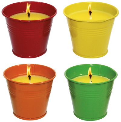 Candle Citronella, bucket 50 g70x50 mm, Sellbox 24 pcs