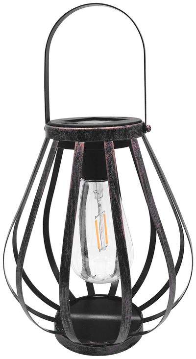 Solar Lamp Hadar, 180x210 mm, 2 Edison LEDs, AA
