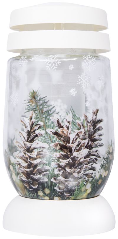 Grave lantern bolsius S07 3D Pine cones