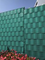 Tape Strend Pro EUROSTANDARD, shading, green, covering, for fence panels, 1000g/m2, PVC, RAL6005, 19