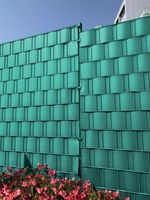 Tape Strend Pro EUROSTANDARD, 190 mm, L-26 m, shading, green, covering, for fence panels, 1050 g/m2,
