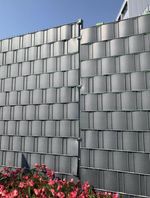 Tape Strend Pro EUROSTANDARD, 190 mm, L-26 m, shading, anthracite, covering, for fence panels, 1050
