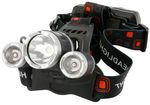 Fejlámpa Strend Pro Headlight H931, T6+2 XPE LED, 300 lm, 1200 mAh, USB töltés