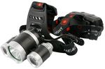 Fejlámpa Strend Pro Headlight H931, T6+2 XPE LED, 300 lm, 1200 mAh, USB töltés