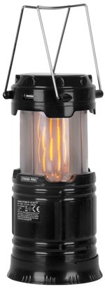 Lámpa Strend Pro Camping CL102, LED, 80 lm, 1200 mAh, láng effektus, kempinglámpa, szolár töltés, US