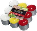 Candles Bolsius Tealight Citronella, repellent, assorted colors, tealight, tomato, pack of 18 pcs