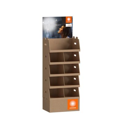 Stand Ledvance®, cardboard, 37.5x56.3x122 cm, capacity approx. 400 pcs