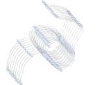String lights MagicHome Twisted Stars 180S, 180x micro star cool white LED, steady light, 230V, 50 H