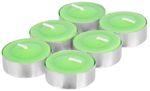 Candle Citronella C-151, tea, green, pack 6 pcs