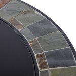 Grill és tűzrakóhely Strend Pro Grill, fém, 4 szék, 3 az 1-ben, 105x75 cm, faszén, kerti