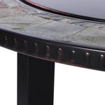 Grill és tűzrakóhely Strend Pro Grill, fém, 4 szék, 3 az 1-ben, 105x75 cm, faszén, kerti