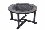 Grill and Fire Pit Strend Pro Grill, metal, 4 chairs, 3 in 1, 105x75 cm, charcoal, garden