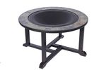 Grill and Fire Pit Strend Pro Grill, metal, 4 chairs, 3 in 1, 105x75 cm, charcoal, garden