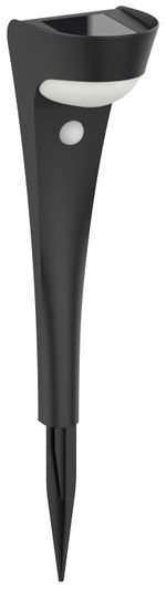 Lámpa Strend Pro Garden, napelemes, LED, mozgásérzékelővel, 10,2x13x52,5 cm