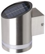 Lampa Strend Pro Garden, solárna, LED svietidlo na stenu/plot, 9x12x14 cm