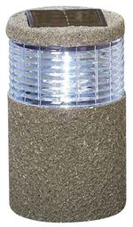 Lamp Strend Pro Garden, solar, LED, stone imitation, 11.2x11.2x29 cm