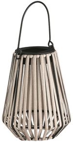 Lamp Strend Pro Garden, solar, LED, hanging, rattan, 12x12x24 cm