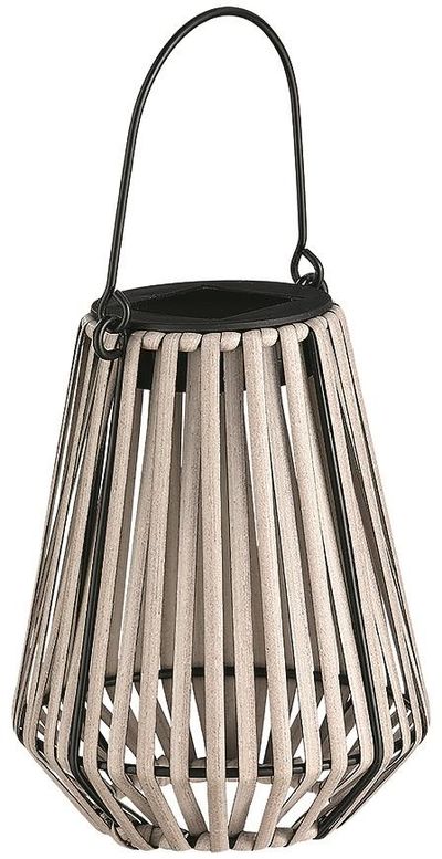 Lamp Strend Pro Garden, solar, LED, hanging, rattan, 12x12x24 cm