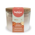 Candle Bolsius True Joy Oriental Softness, scented, 75/80 mm, in glass