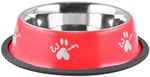 Tálka MagicHome Woof, 33 cm, 2000 ml, piros, kutyának