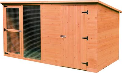 Aviary Strend Pro, for dog, with roof, 228x119x119 cm