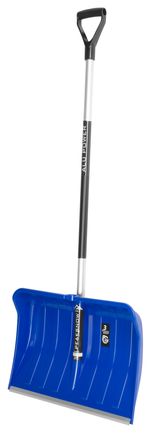 Snow Shovel ALPINUS ALUTUBE, 550x385/1460 mm, snow pusher, aluminum handle, mixed colors, ASSEMBLED