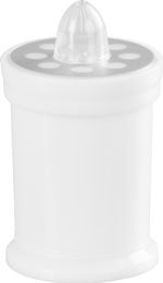 Candle MagicHome TG-18, LED, for grave, white, 11 cm, (2xAA included)