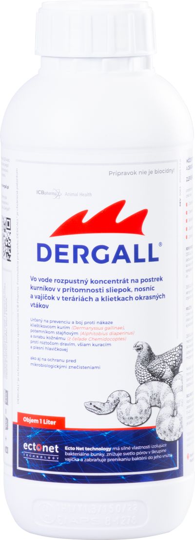 DERGALL® 1000 ml, anti-parasitic agent, for poultry
