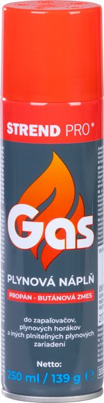 Gas Strend Pro, Propane-Butane, cartridge 139 g, 250 ml, for refilling, for lighters, Sellbox