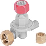 Gas regulator Meva, 0.5-4 bar, adjustable, with valve, G3/8" L output thread