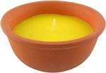 Gyertya Citronella, rovarriasztó, terrakotta, 220 g, 60x150 mm