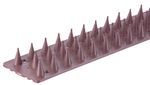 Zábrana Strend Pro Garden, proti vtákom, hnedá, bal. 10 ks, 49x4,5x1,7 cm