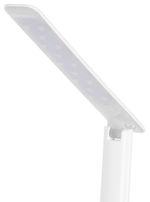 Lampa LED, stolná, stmievateľná, biela, s displejom, voľba teploty svetla, 6 W
