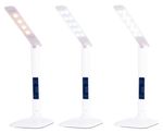 Lampa LED, stolná, stmievateľná, biela, s displejom, voľba teploty svetla, 6 W