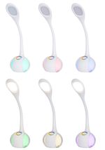 Lampa LED, stolná, stmievateľná, biela, 256 farieb, atmosférické podsvietenie, 6 W