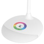 Lampa LED, stolná, stmievateľná, biela, RGB podsvietenie, USB, 5 W