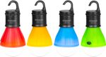 Lámpa Strend Pro Camping C748, kemping lámpa, égő forma, 3x AAA, piros/kék/zöld/narancssárga, 12 db