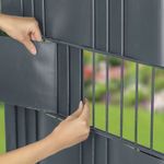 Tape Strend Pro EUROSTANDARD LIGHT, 190 mm, L-35 m, shading, anthracite, covering, for fence panels,