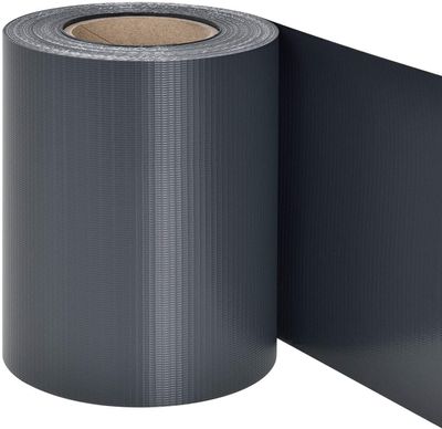 Páska Strend Pro EUROSTANDARD, 190 mm, L-35 m, tieniaca, antracit, krycia, na plotové panely, s 20 klipsami, 450 g/m2, PVC, RAL7016