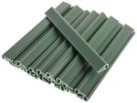 Kapcsok Strend Pro EUROSTANDARD, 19 cm-es árnyékoló szalag rögzítéséhez, zöld, RAL6005, csomag. 20 d