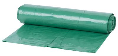 Recycling bags ROLO MagicHome, 120 L, green, pack 25 pcs, classic