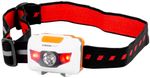 Fejlámpa Strend Pro Headlight HEM-003, 60 lm LED+piros fény, 3xAAA